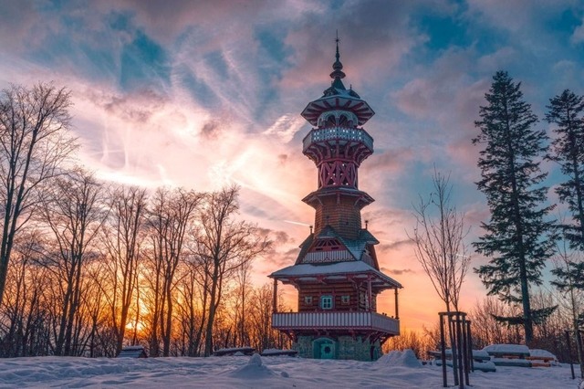 Jurkovičova rozhledna, foto město Rožnov pod Radhoštěm