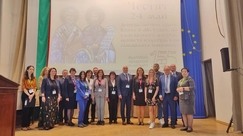 Členové Cyrilometodějské stezky v Bulharské akademii věd_foto archiv EKSCM