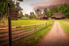 Valašské muzeum v Rožnově pod Radhoštěm - Valašská dědina