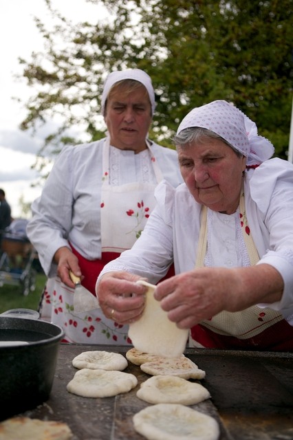Slovácký festival chutí a vůní - příprava bálešů